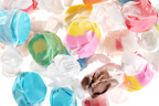 lots of salt water taffy